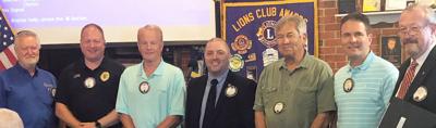 New Lions club members