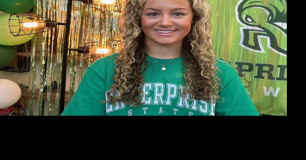 DothanEagle.com - Ashford softball player Katelynn Money signs with Enterprise State image