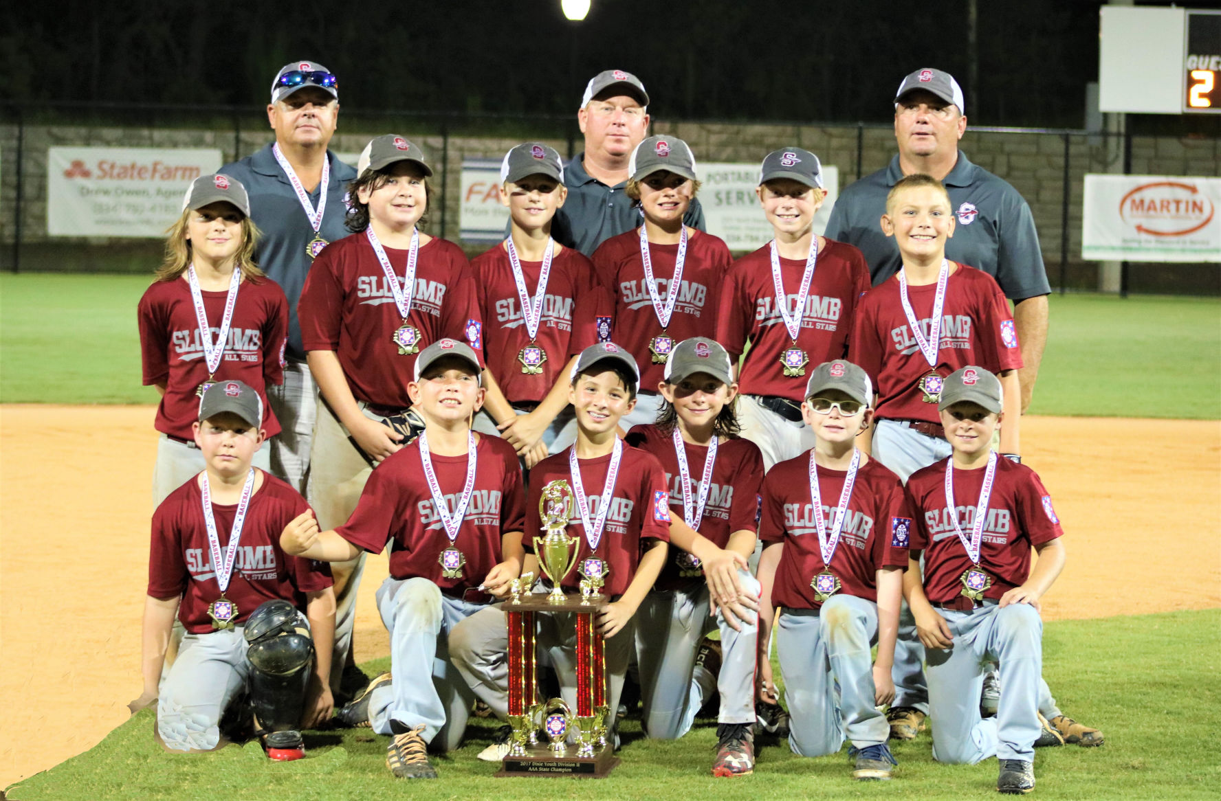 Slocomb 10U baseball team wins Division II AAA state tourney