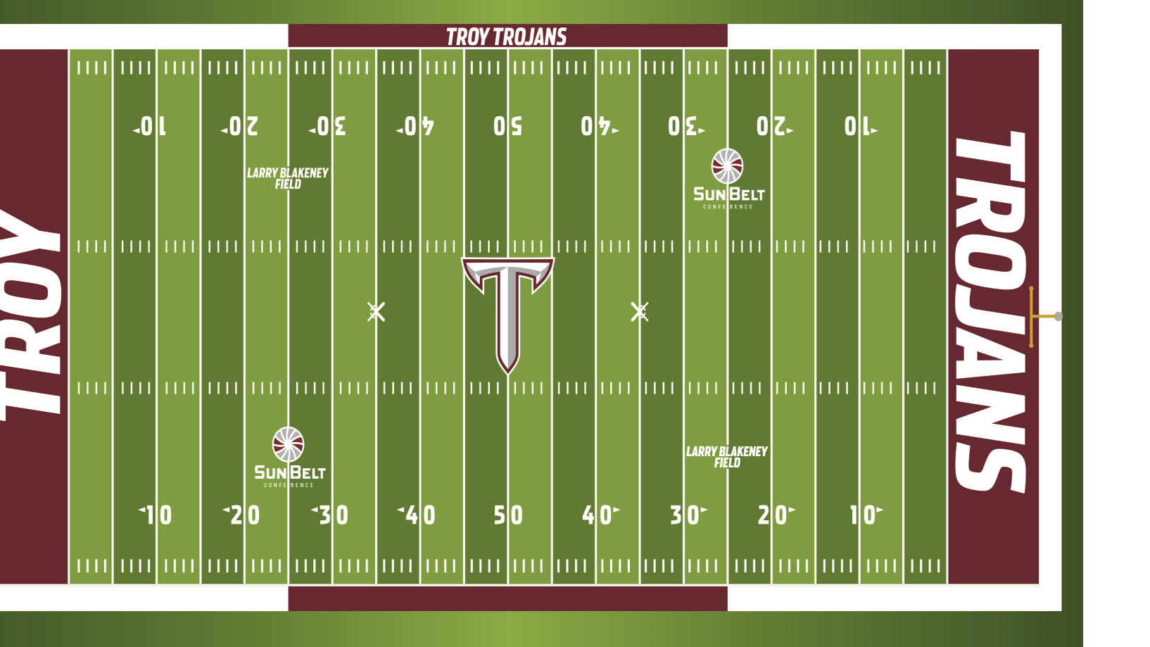 Troy Football Team Gaining Commits New Playing Surface To