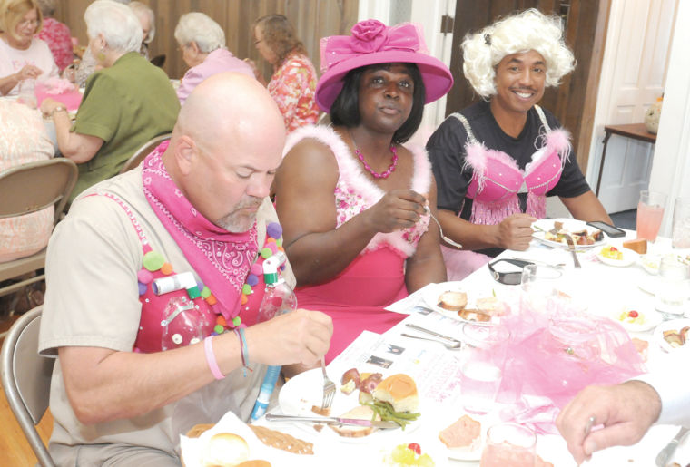 Men In Bras put on a show: The event was lively Breast Cancer