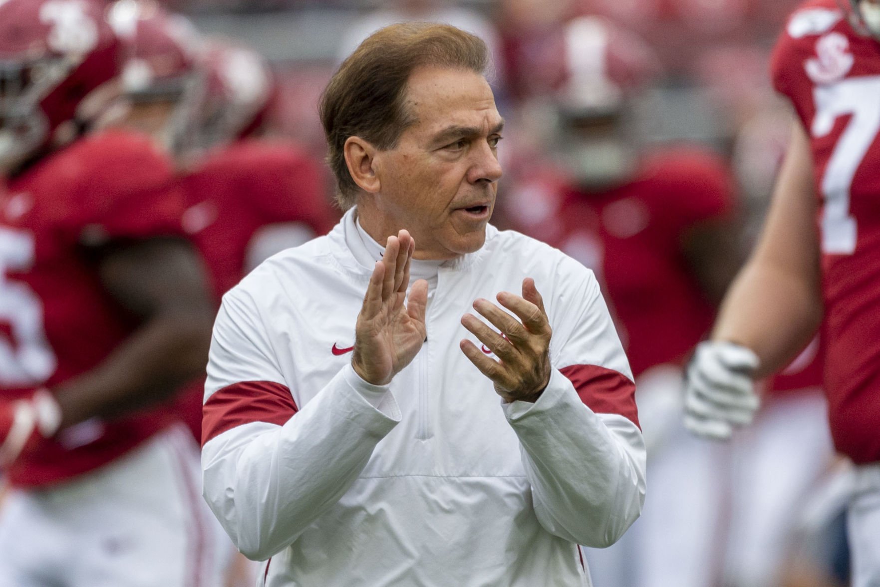 Saban pleased with innovative way Alabama's new strength staff is