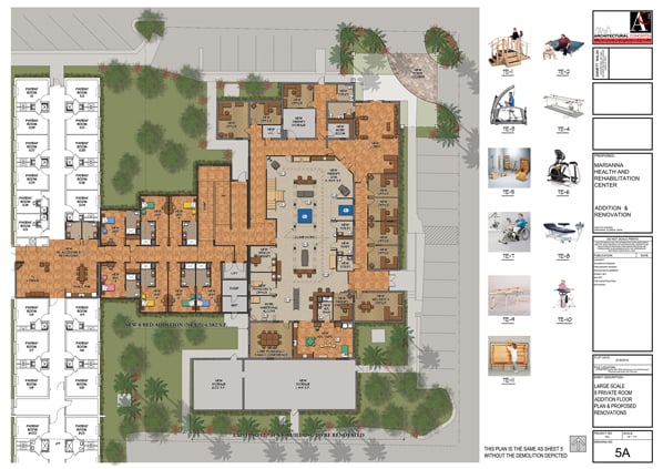 Rehabilitation Center Floor Plan