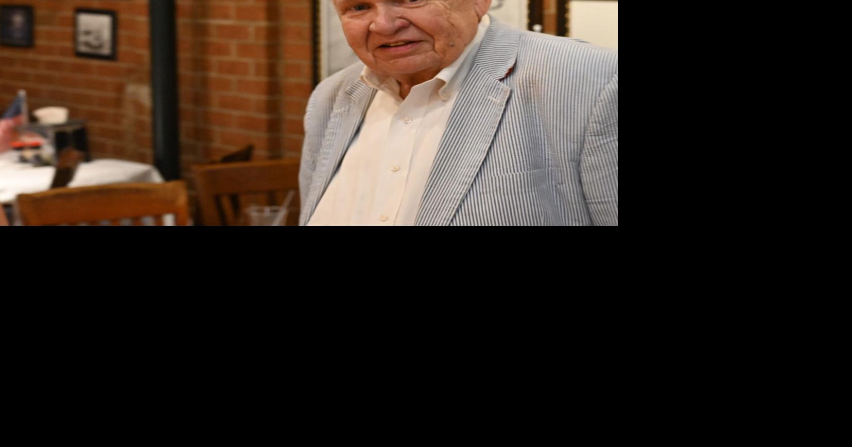 Former Alabama Auditor Jim Zeigler is all smiles while watching favorable returns in his race for the Alabama Public Service Commission Place 2 seat on Tuesday, June 16, 2026, at Wintzell's Oyster House in west Mobile, Ala. Zeigler squared off against incumbent Commissioner Chris Beeker during the GOP runoff contest.
