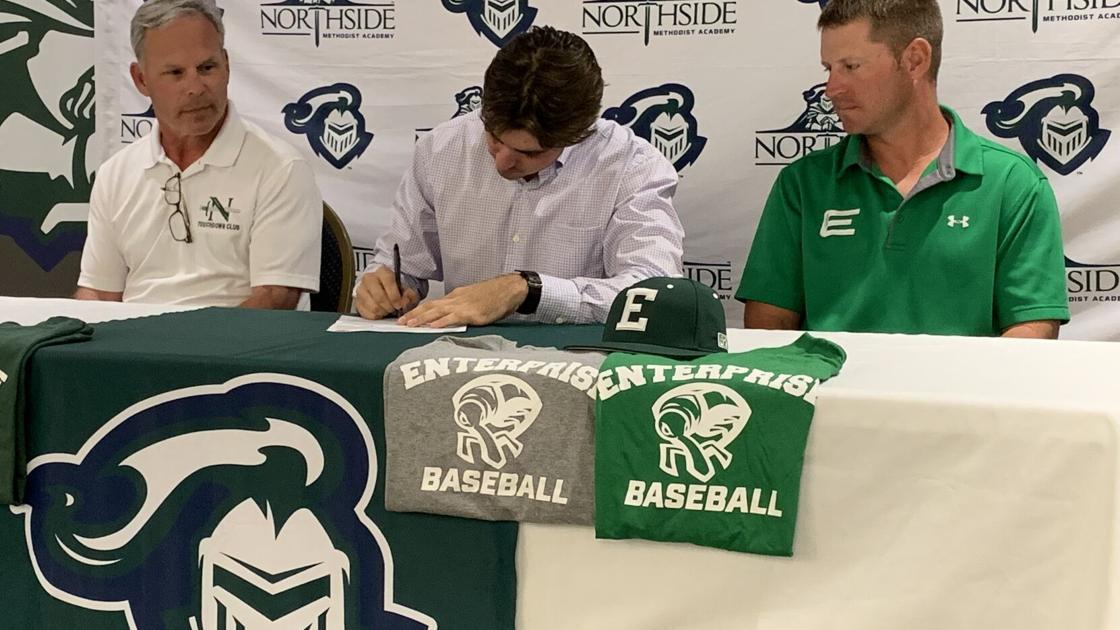 DothanEagle.com - Northside Methodist's Landon Johnson signs with Enterprise State image