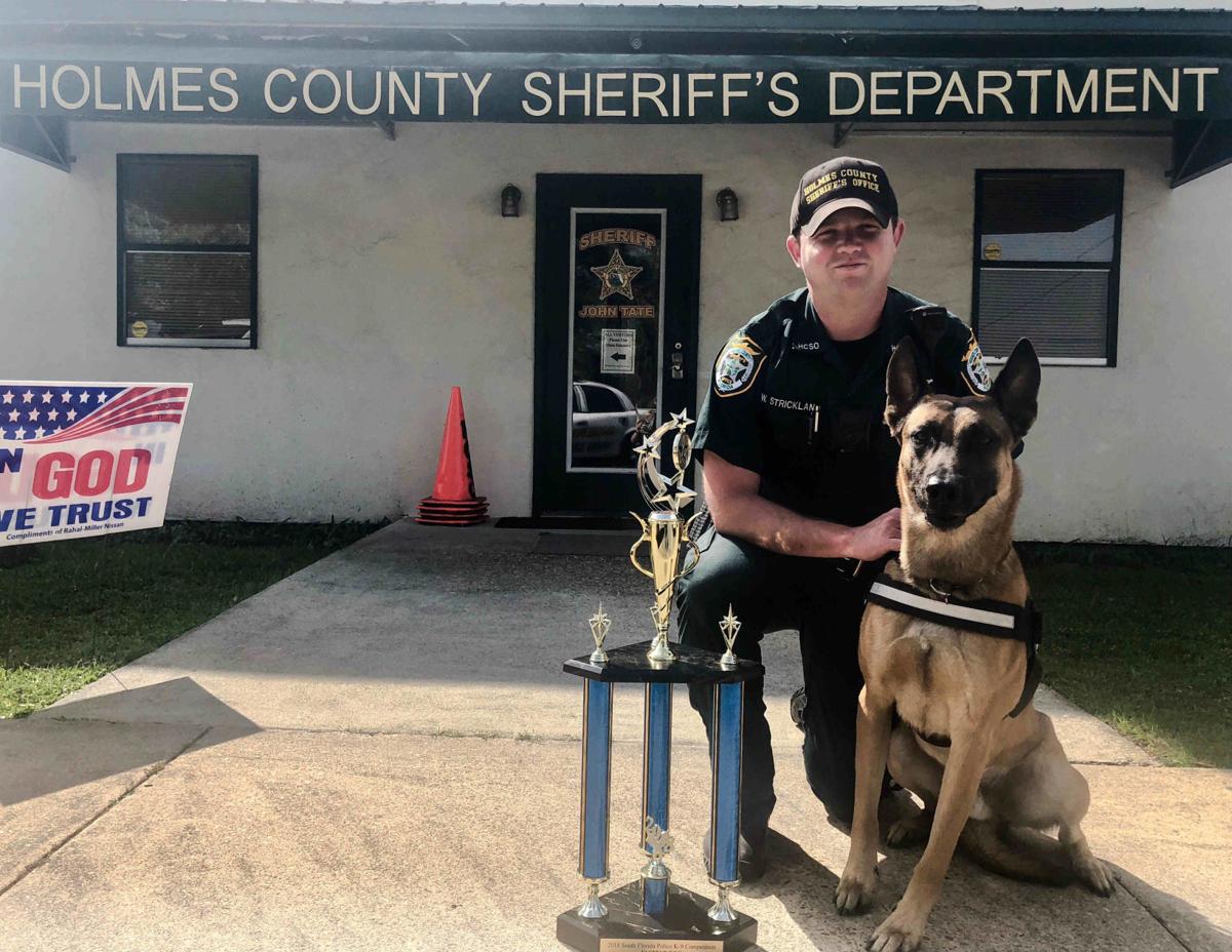 Holmes County deputy Strickland and K9 Lasso win awards in prestigious