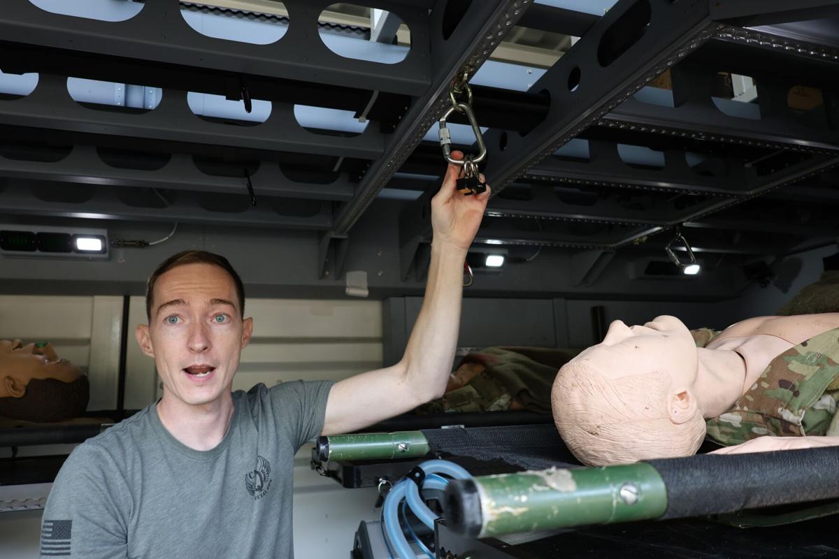 Soldiers get hands-on with tomorrow's MEDEVAC aircraft cabin