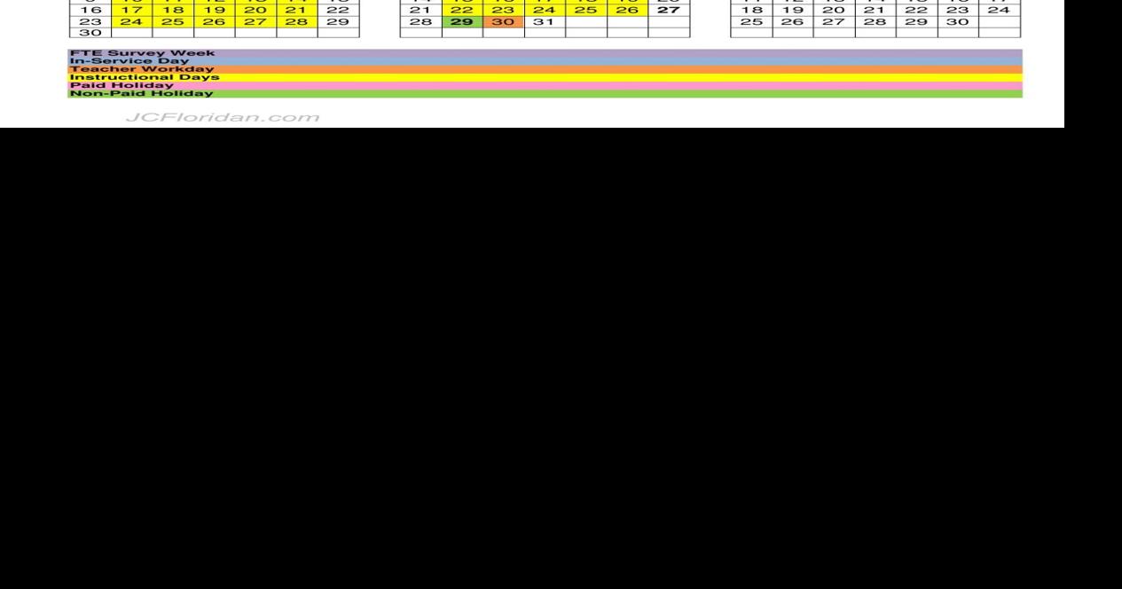 2016-2017 Instructional Calendar