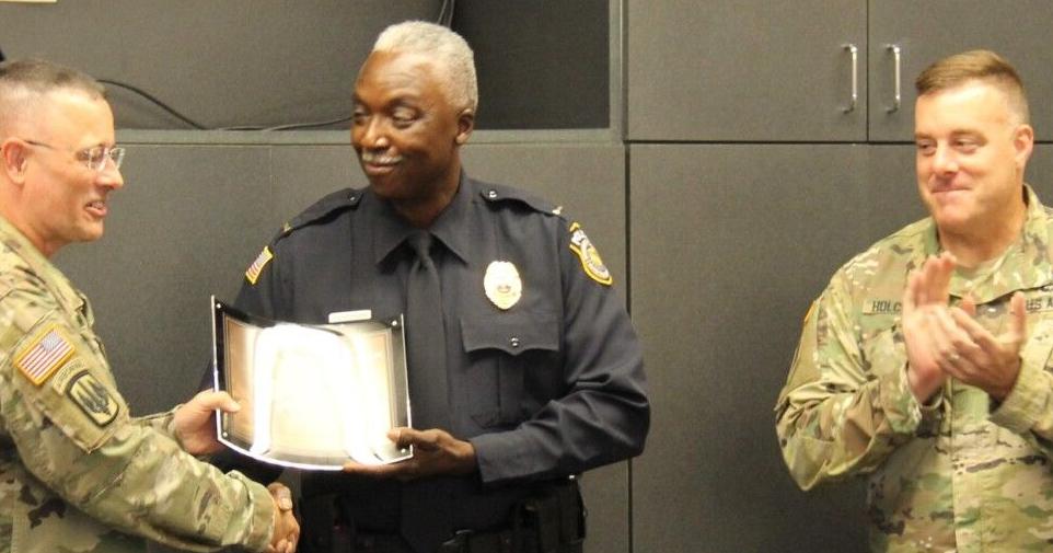 Fort Rucker police officer earns Army Safety Guardian Award