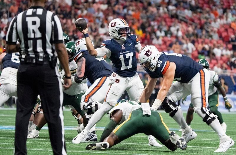 Auburn football releases depth chart for Southern Miss game