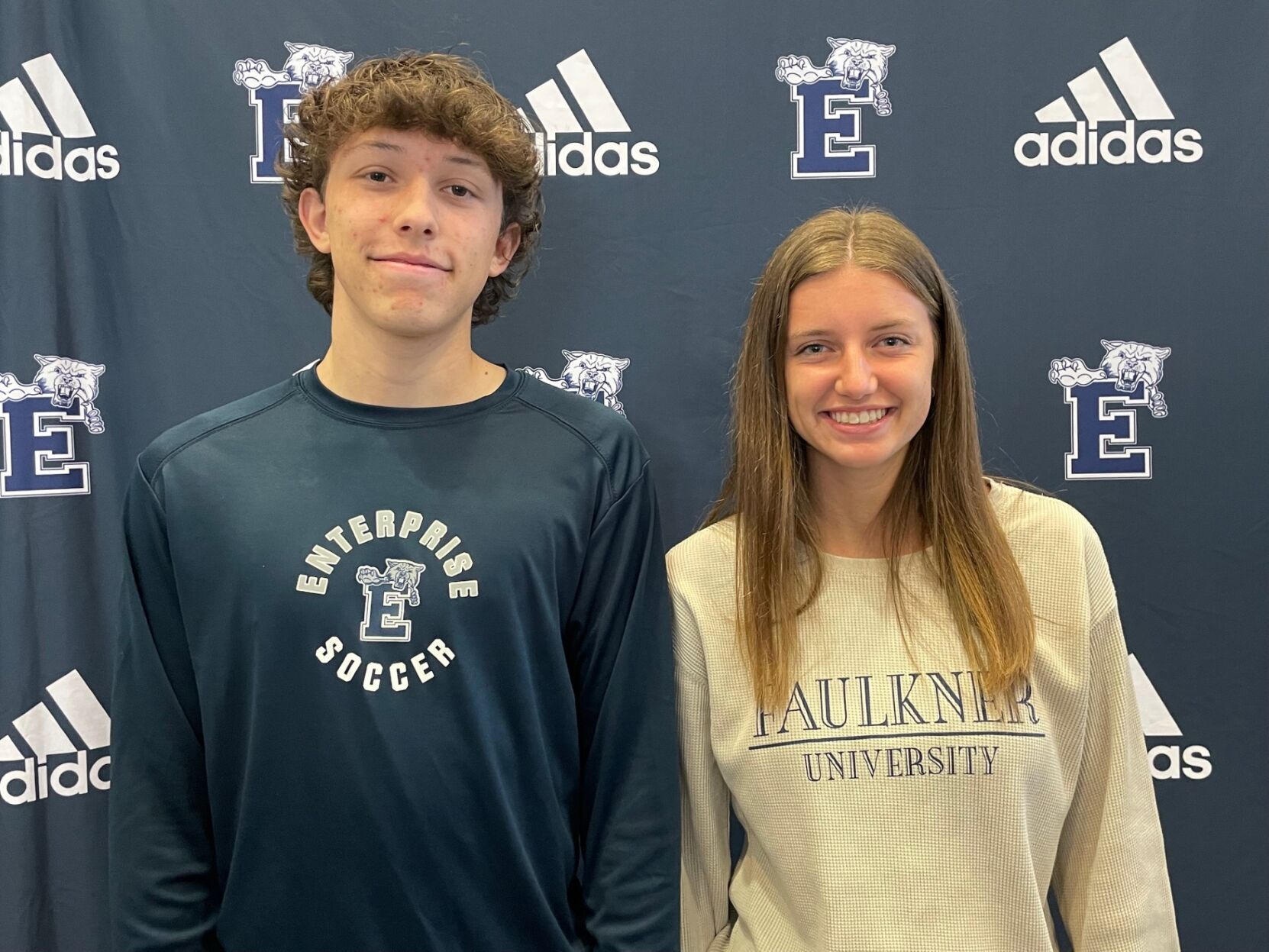Enterprise soccer duo Lascano, Waters sign college scholarships