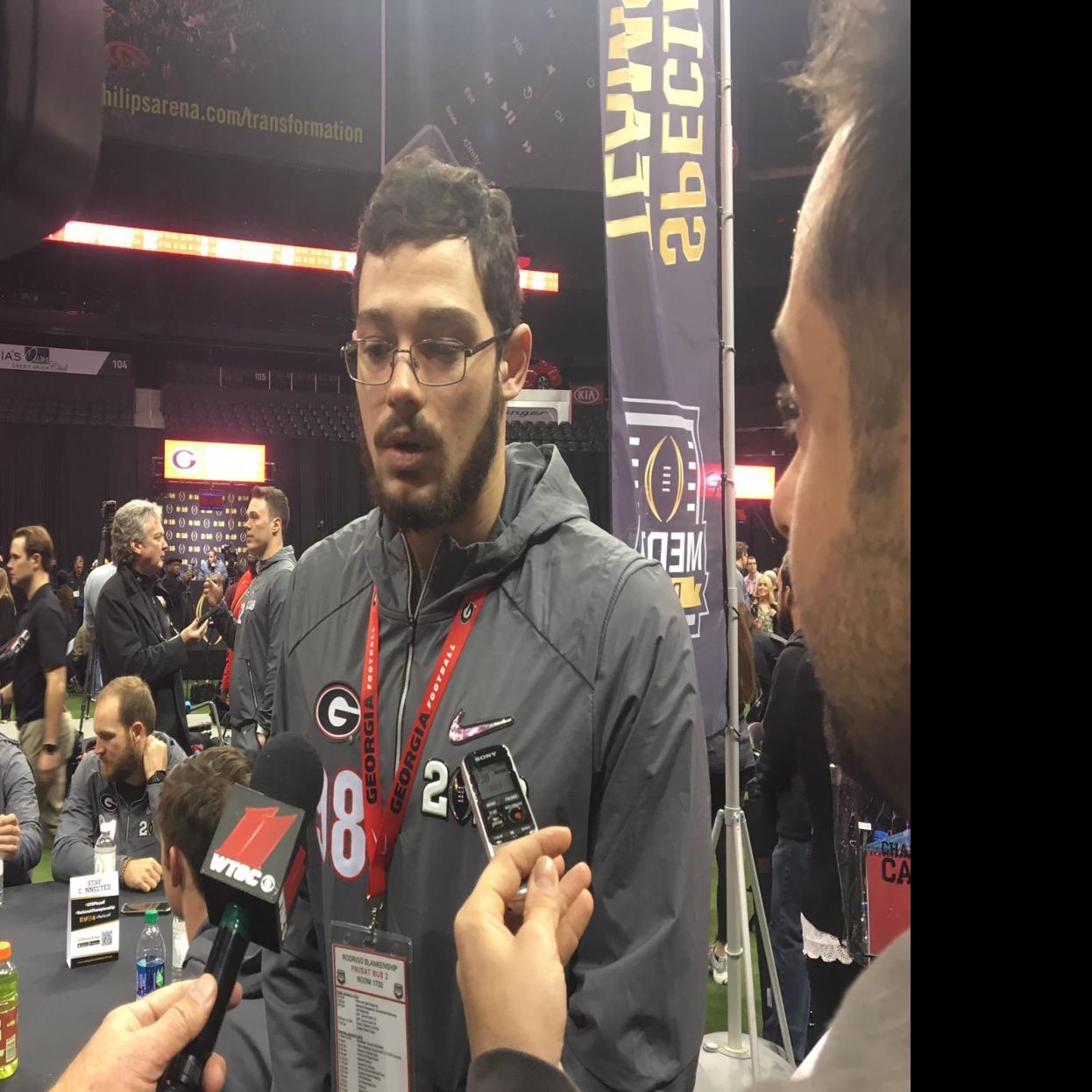 Georgia Notebook Uga Kicker Recognized For Glasses As Much As Ability University Of Alabama Sports Dothaneagle Com