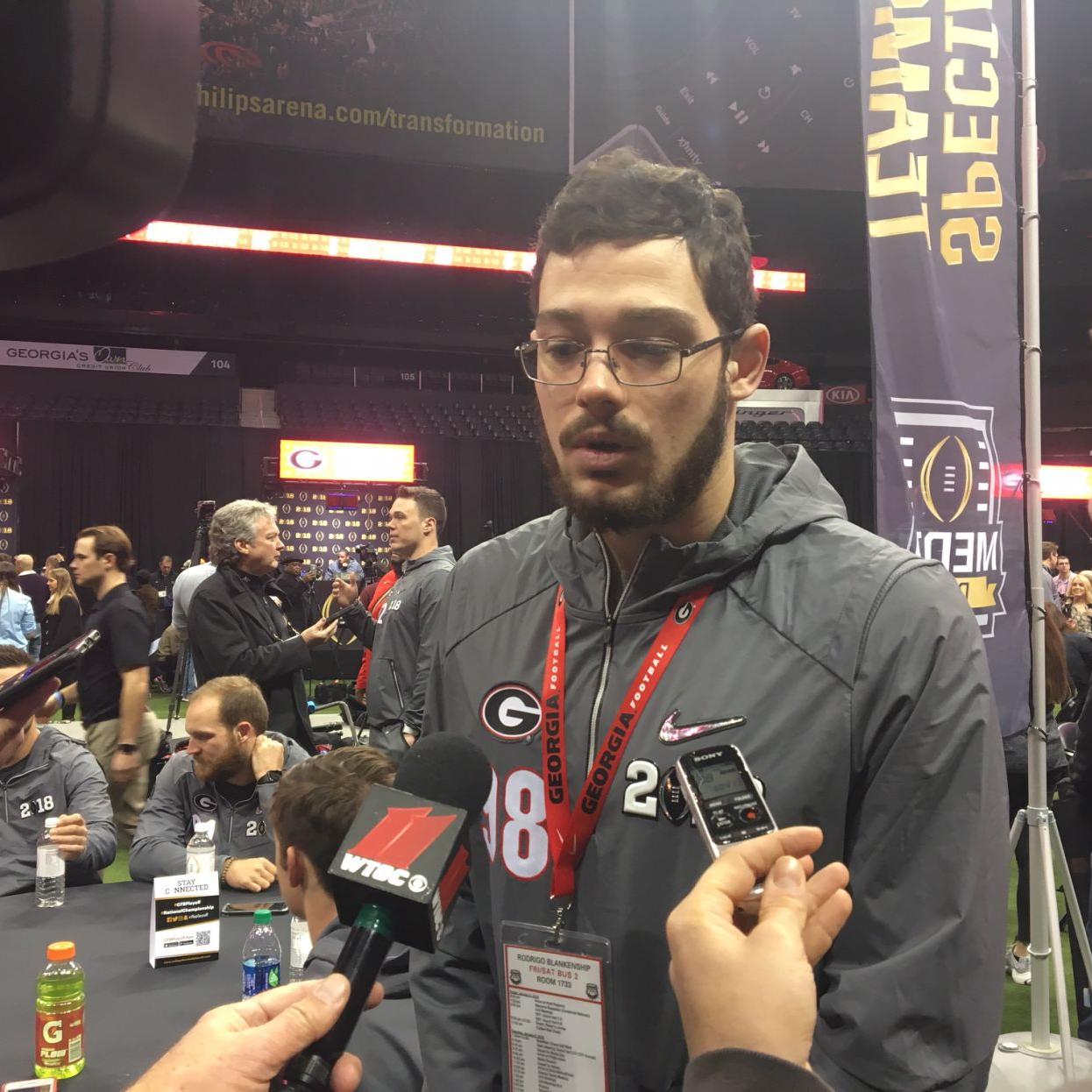 Georgia Notebook Uga Kicker Recognized For Glasses As Much As Ability University Of Alabama Sports Dothaneagle Com