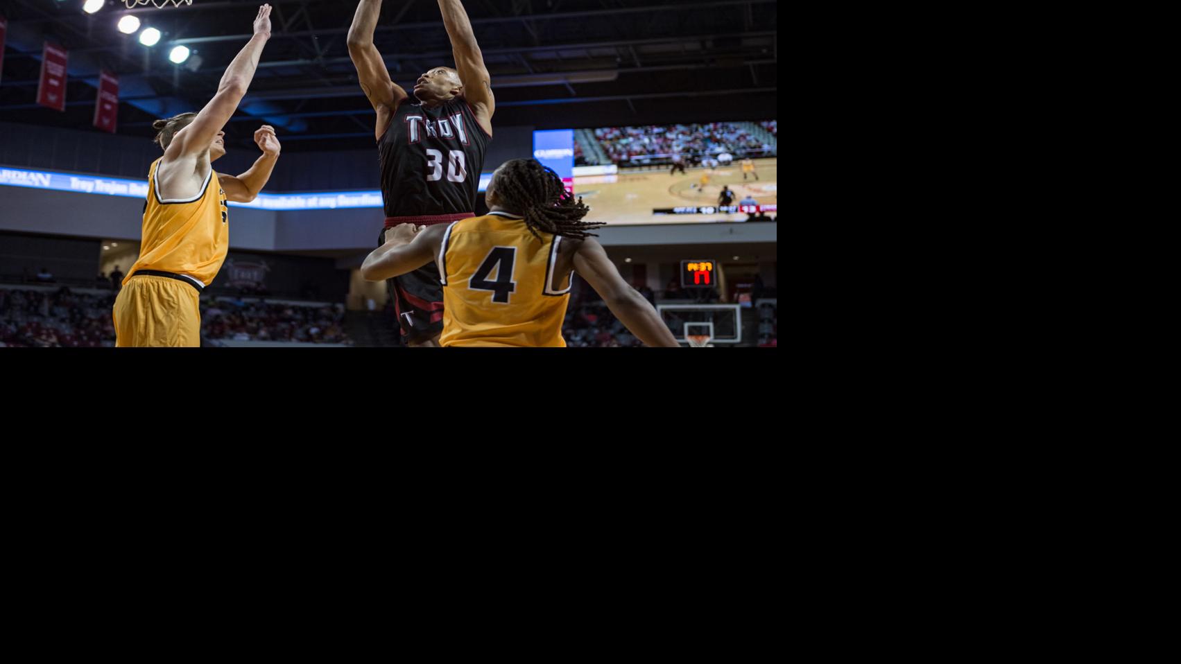 Varnado S Last Seconds Putback Lifts Troy Over Appalachian State Troy University Sports Dothaneagle Com