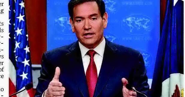 Rubio is hopeful about peace efforts