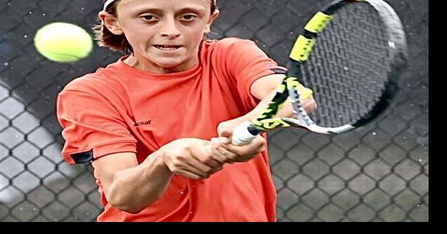 Top seed Tristan Stratton of New York comfortable on Dothan tennis courts