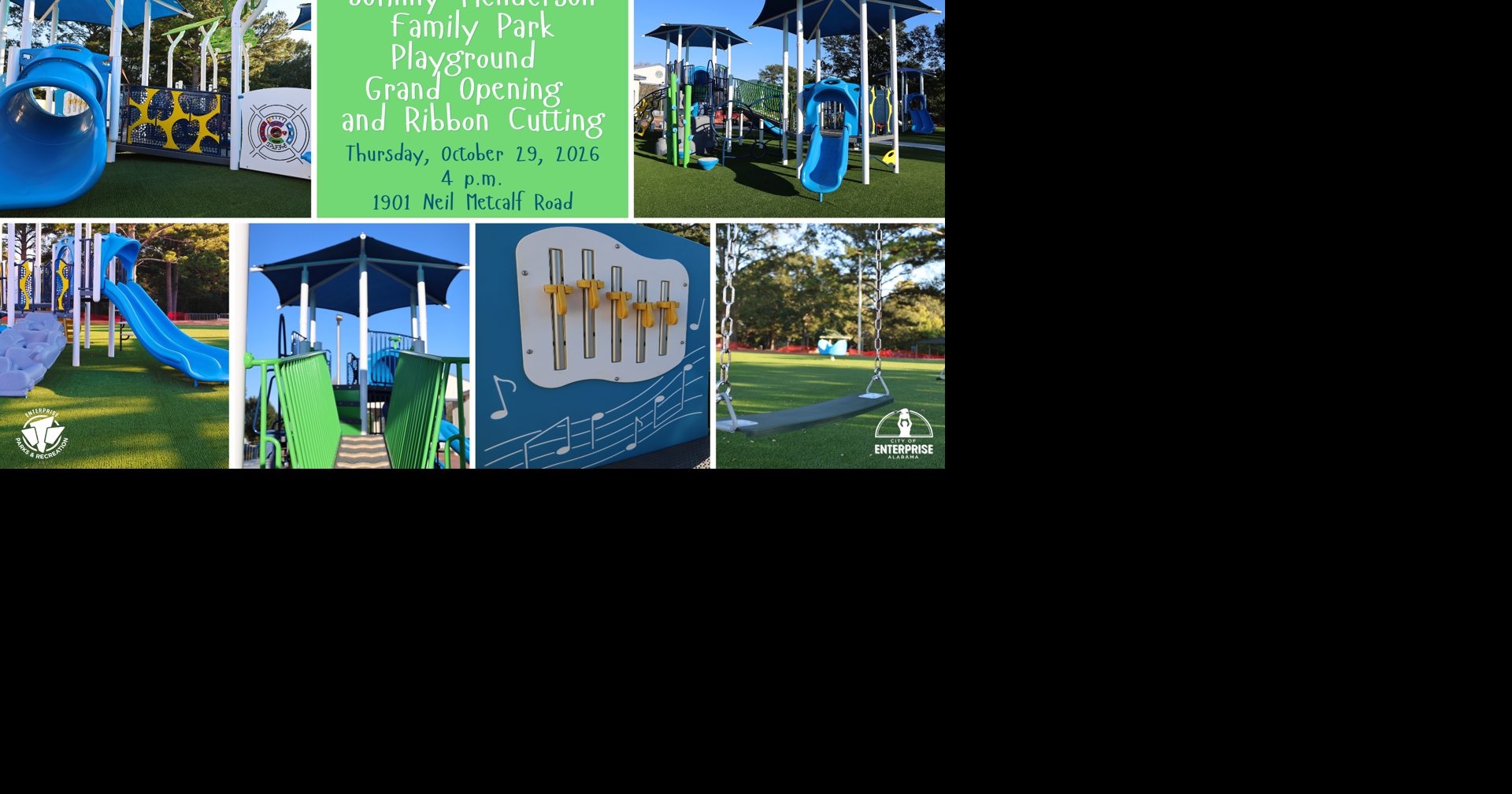 Public invited to Johnny Henderson Park playground ribbon cutting Thursday