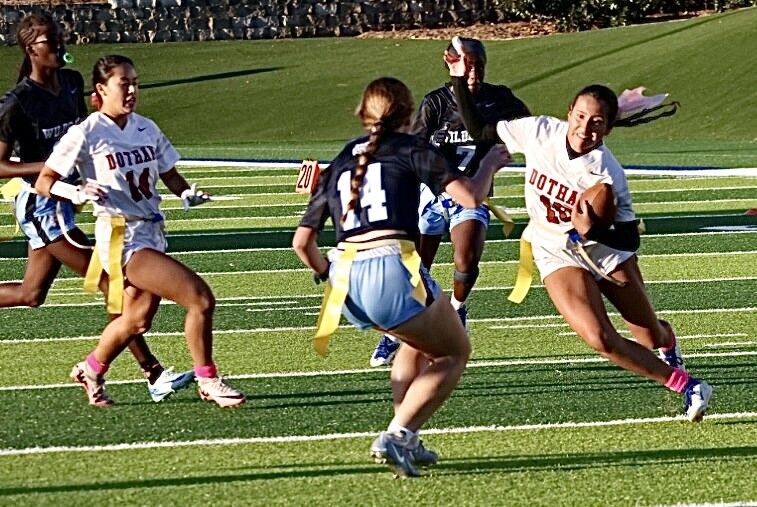 Dothan downs Enterprise in first flag football game between the two schools