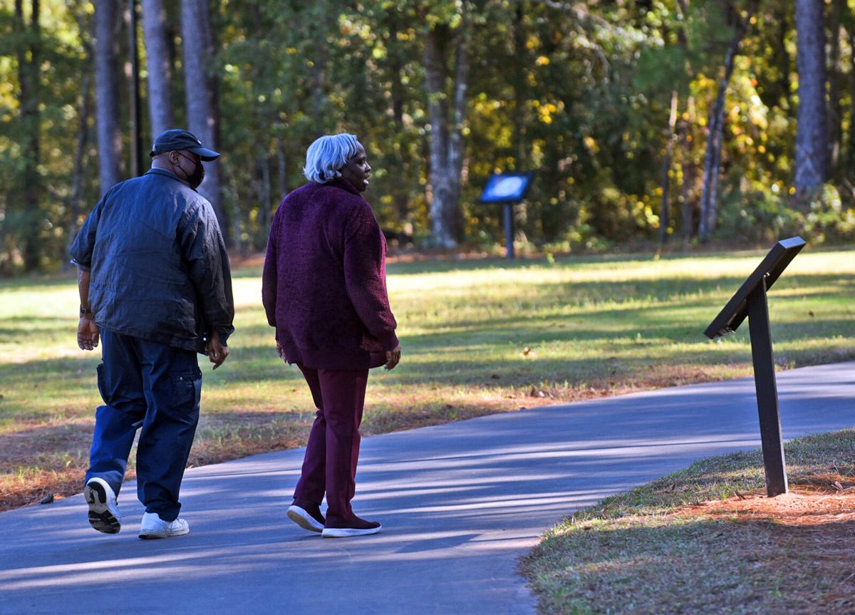 Community leaders celebrate new story walk at Dothan's Walton Park