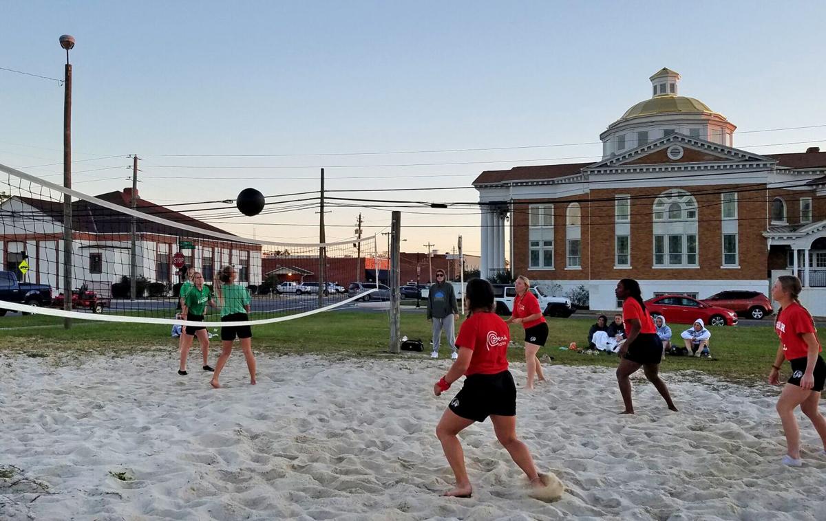 Chipola’s softball champs play 'medicine ball' to build power