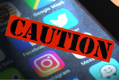 Be aware of the dangers associated with social media