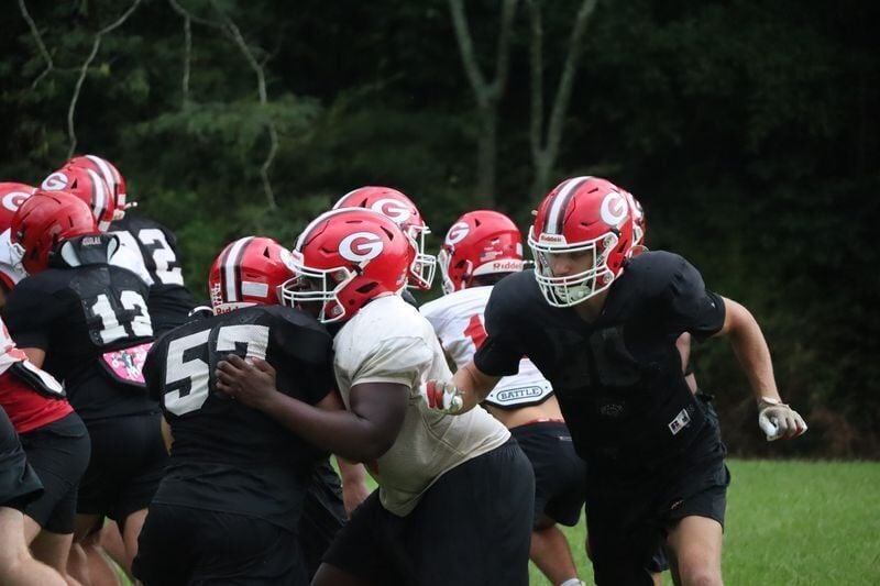 AHSAA football opening night game actions in Gadsden Alabama