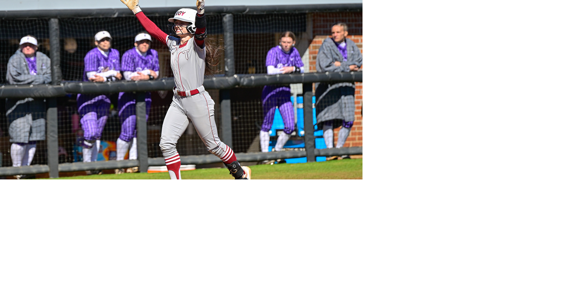 TROY – Following five multi-hit games last week, Makaley Boswell was named the Sun Belt Conference Player of the Week. Boswell had a career-high six runs batted in against Furman
