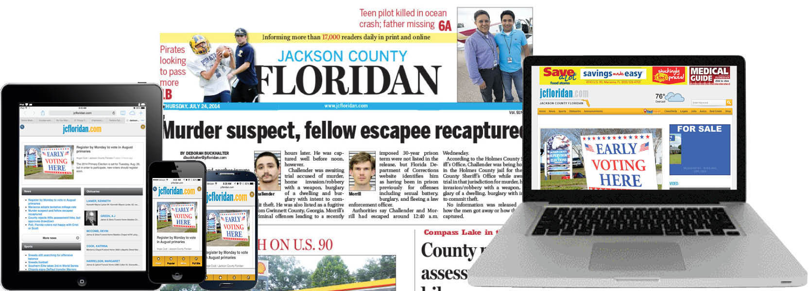 Get the news. Where ever you go.