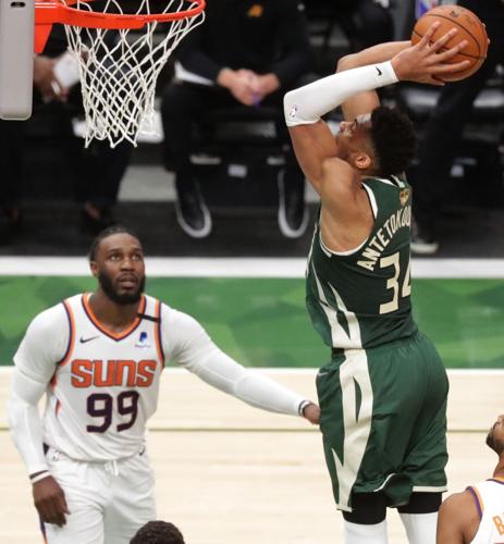 Bucks blowout: Giannis has 41, Suns' NBA Finals lead now 2-1