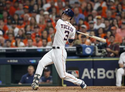 Kyle Tucker hits 3 HRs and drives in 4 runs as the Astros beat the