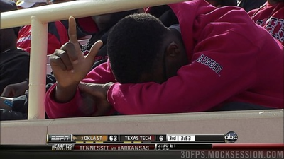 Sad Texas Tech Fan