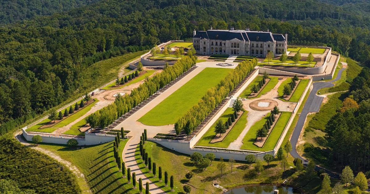Birds-eye view: Drone photos show Tyler Perry’s $100 million mansion in