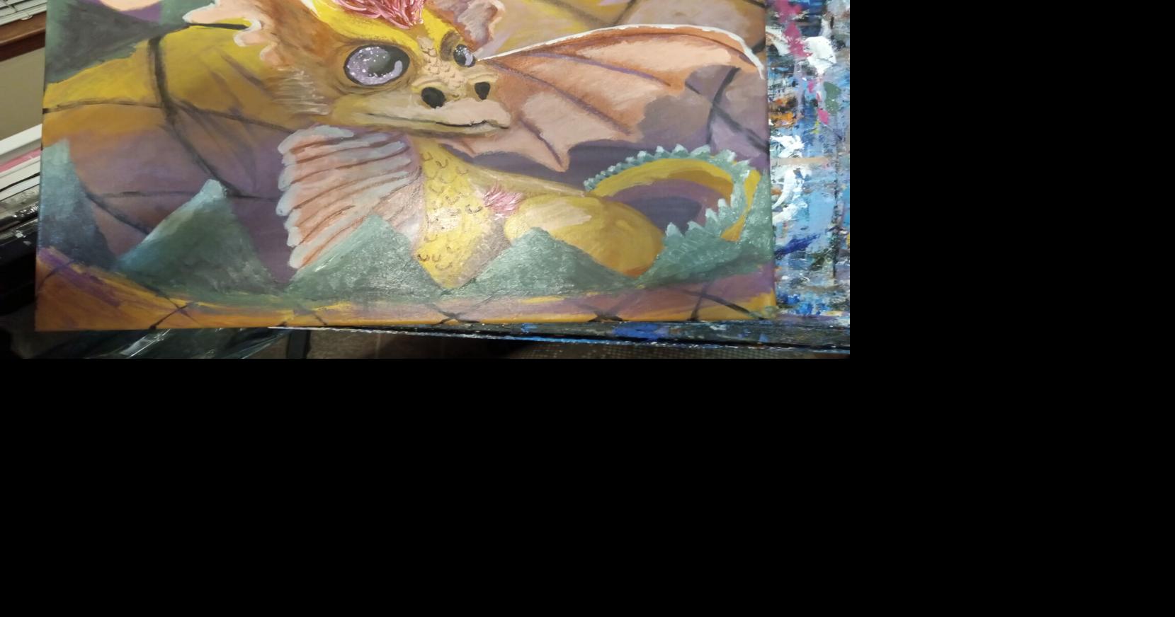 CAC’s Pop Up Arts Shop welcomes painter Jyn Brook of Fantastic Art by Jyn