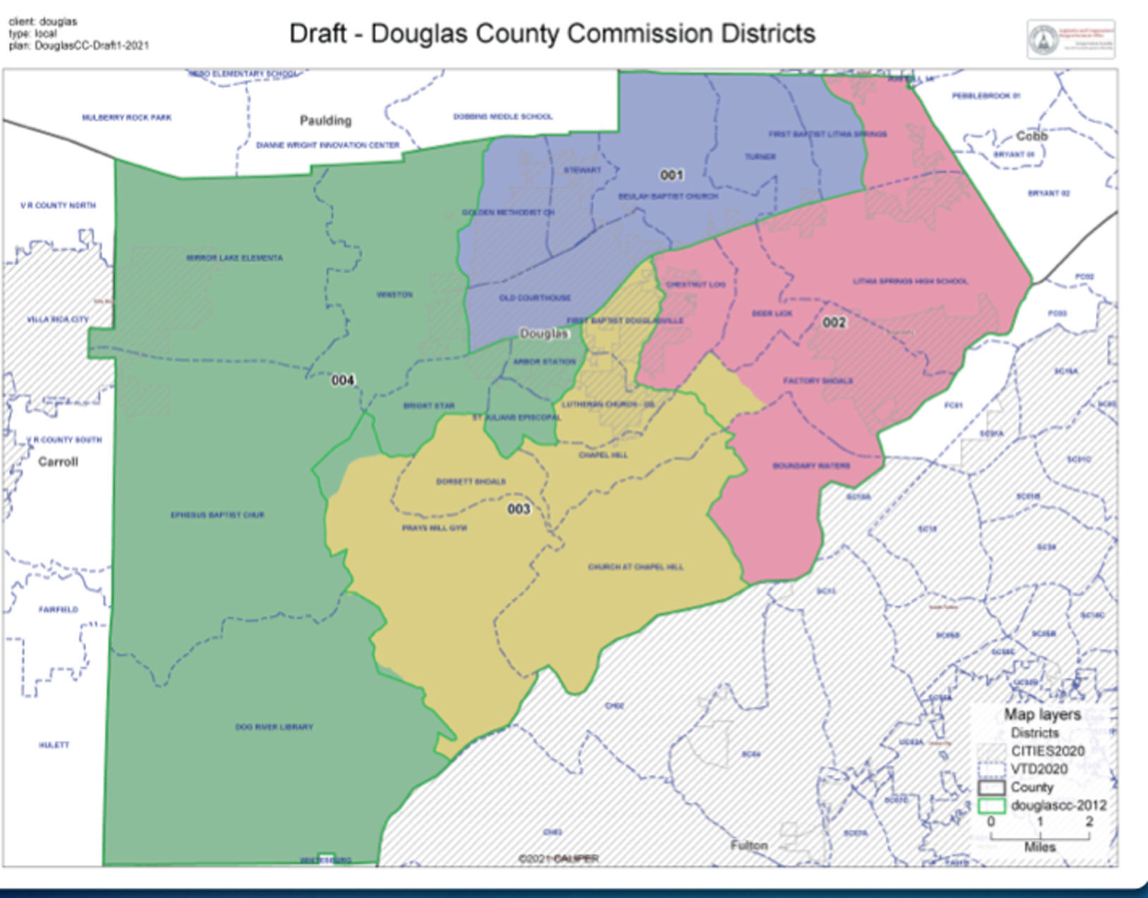 BOC Approves New District Map; City Council, BOE Wrapping Up ...