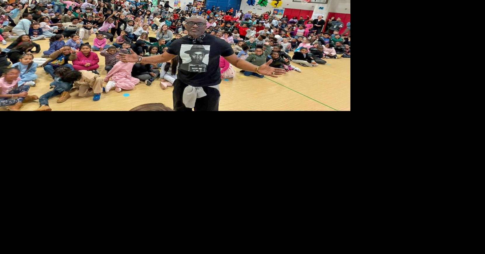 Holly Springs Elementary welcomes author visit for Black History Month