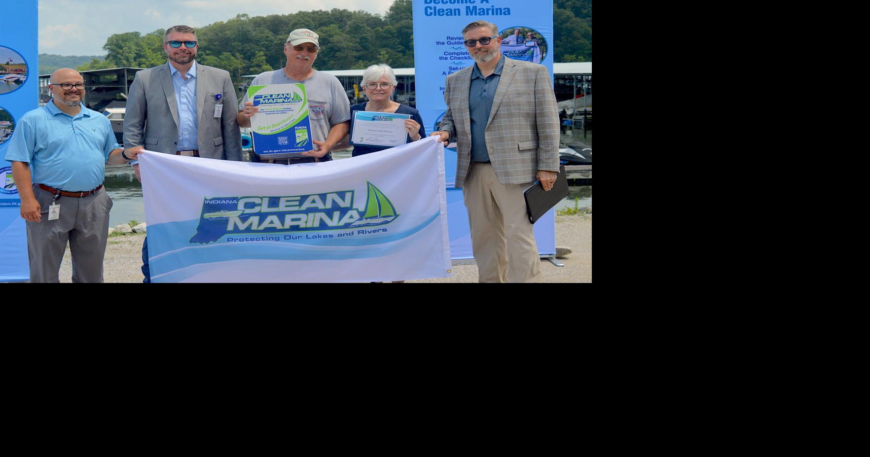 Hoosier Hills Marina takes part in IDEM Clean Waterways Program