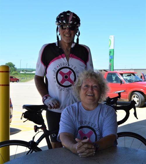 Biking for a cure