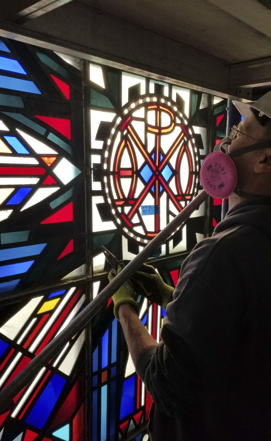 Basilica stained glass removal News