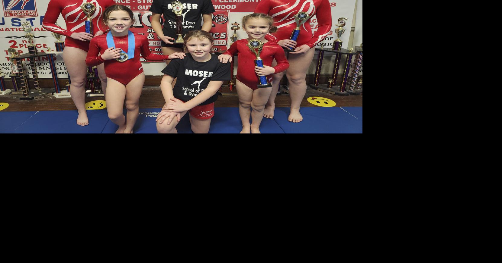 13 Moser gymnasts take top honors