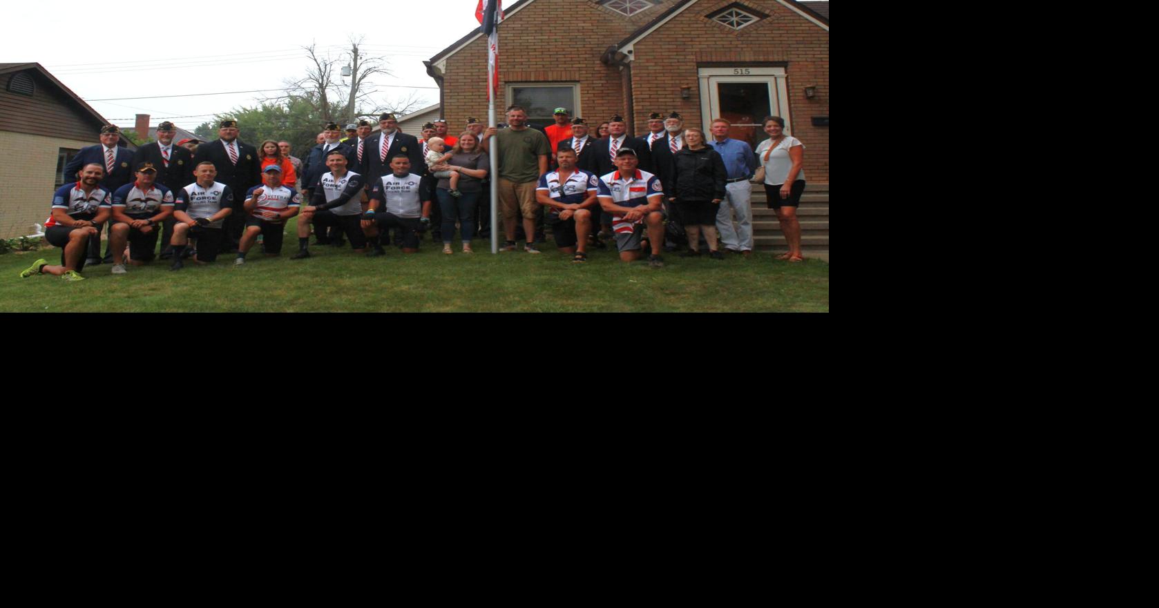 Local veteran receives flagpole