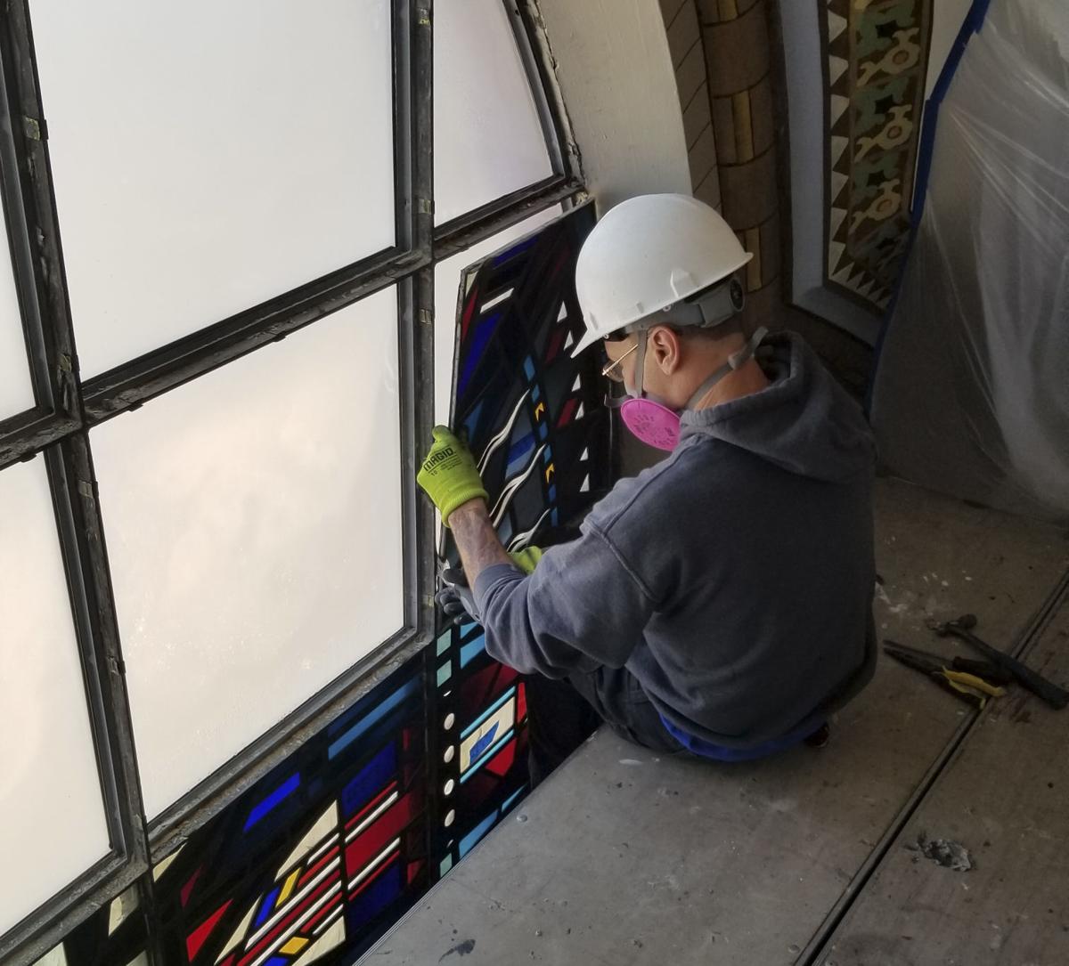 Basilica stained glass removal News