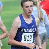 Anamosa cross country: Attacking the hills