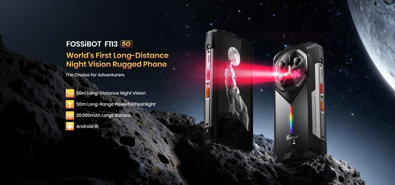 フォンフォンページ FOSSiBOT unveils F113: The World's First 50m Ultra-Long-Distance