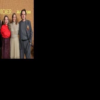 (L-R) 'Wicker' stars Alexander Skarsgard, Elizabeth Debicki and Olivia Colman, and was directed by Eleanor Wilson and Alex Huston Fischer