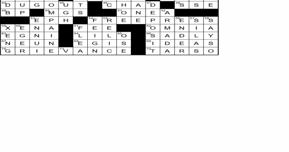 April 2023 Crossword Answers | Crossword | easternprogress.com