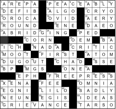 April 2023 Crossword Answers | Crossword | easternprogress.com