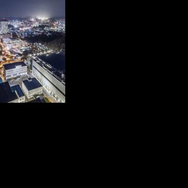 A Samsung Electronics semiconductor factory. A top South Korean official has proposed a tax on excess AI profits to be resdistributed among society