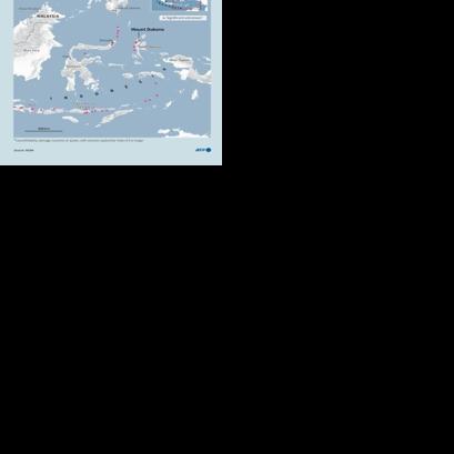 Indonesia experiences frequent seismic and volcanic activity due to its position on the Pacific 'Ring of Fire' where tectonic plates collide