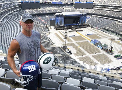 Kenny Chesney Takes Over Gillette Stadium, Rocks Patriots Helmet