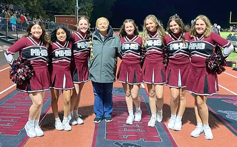 Mac-Hi cheerleaders R-A-L-L-Y in the classroom, News